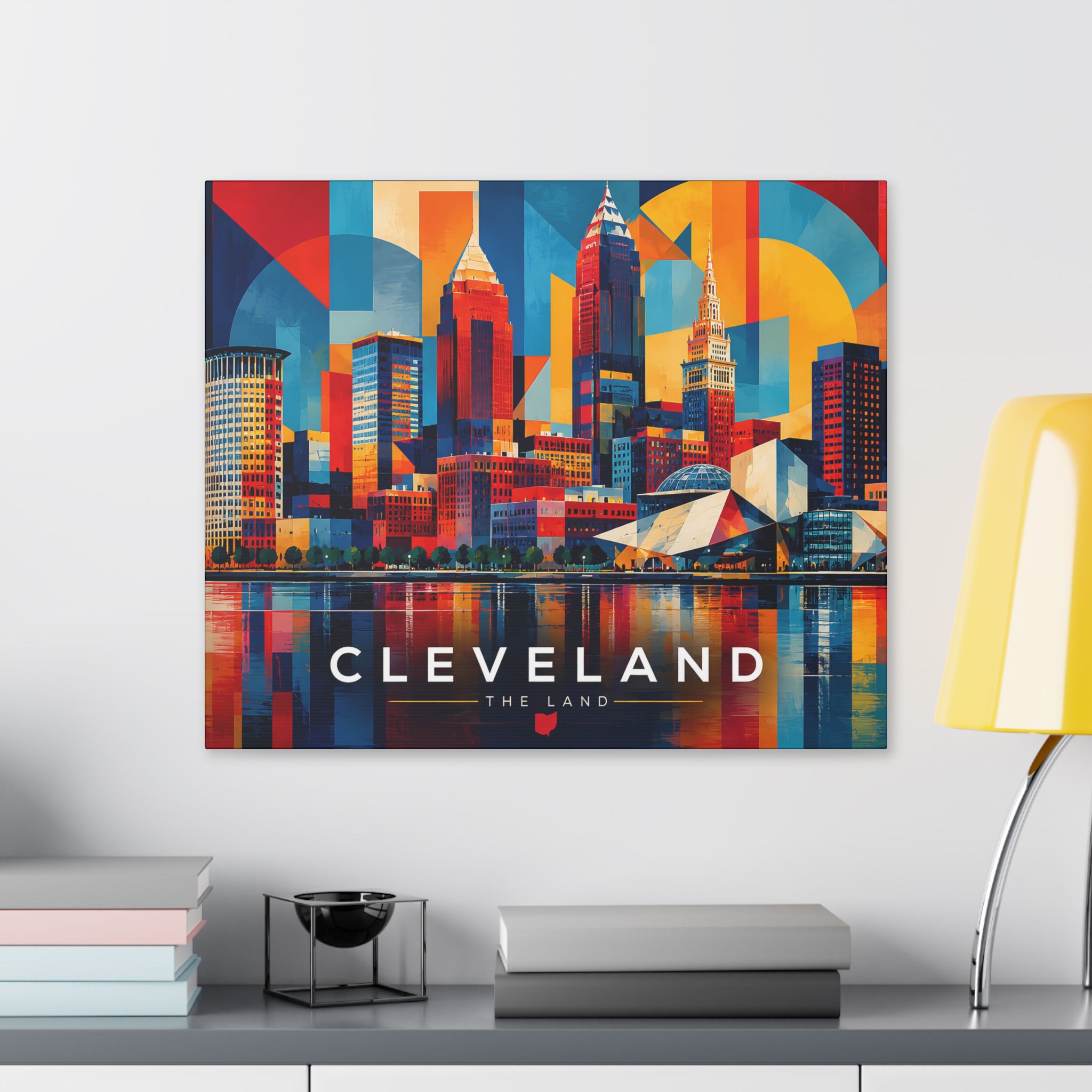 Cleveland Skyline Canvas - Cleveland in Color - Image 3