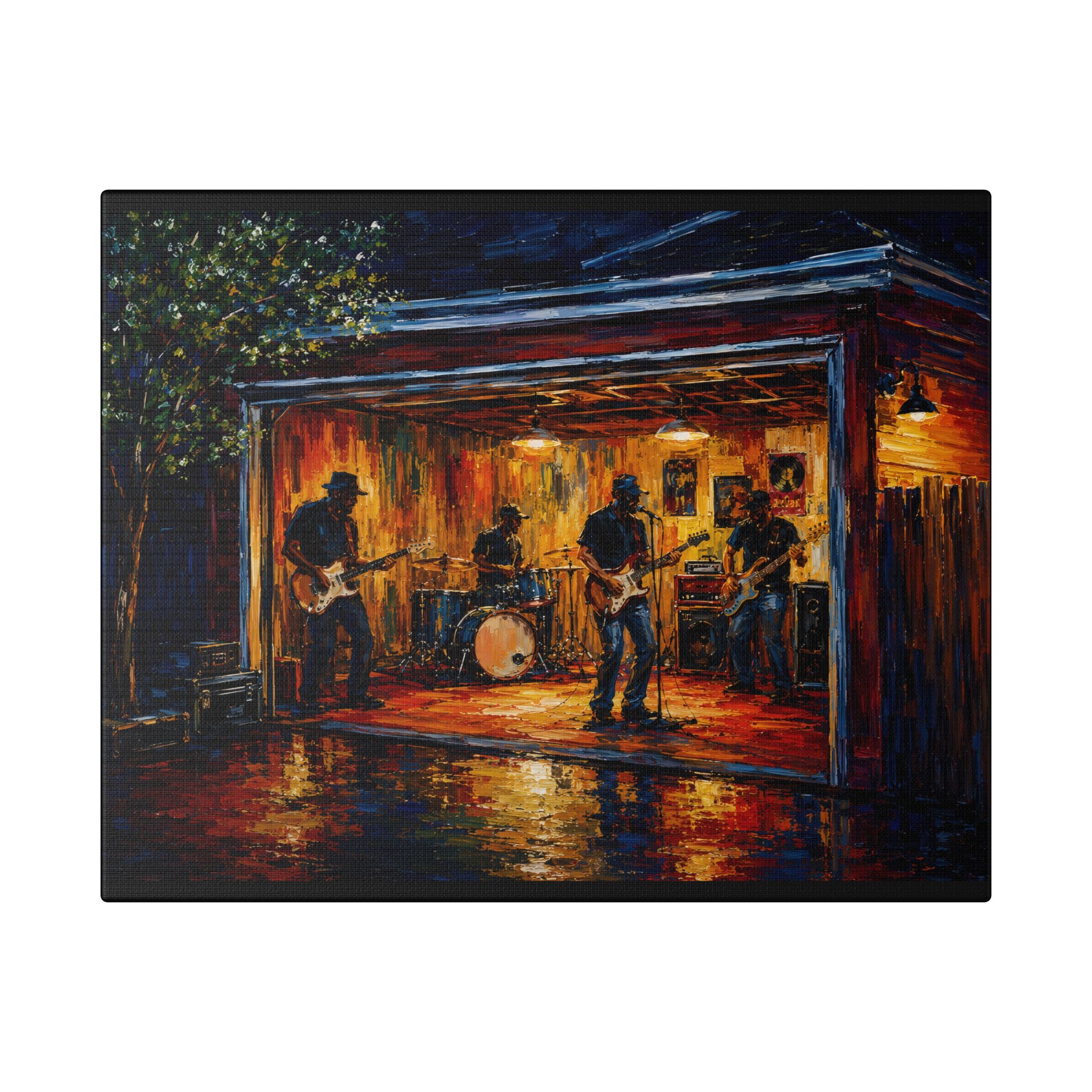 Garage Band Canvas Print