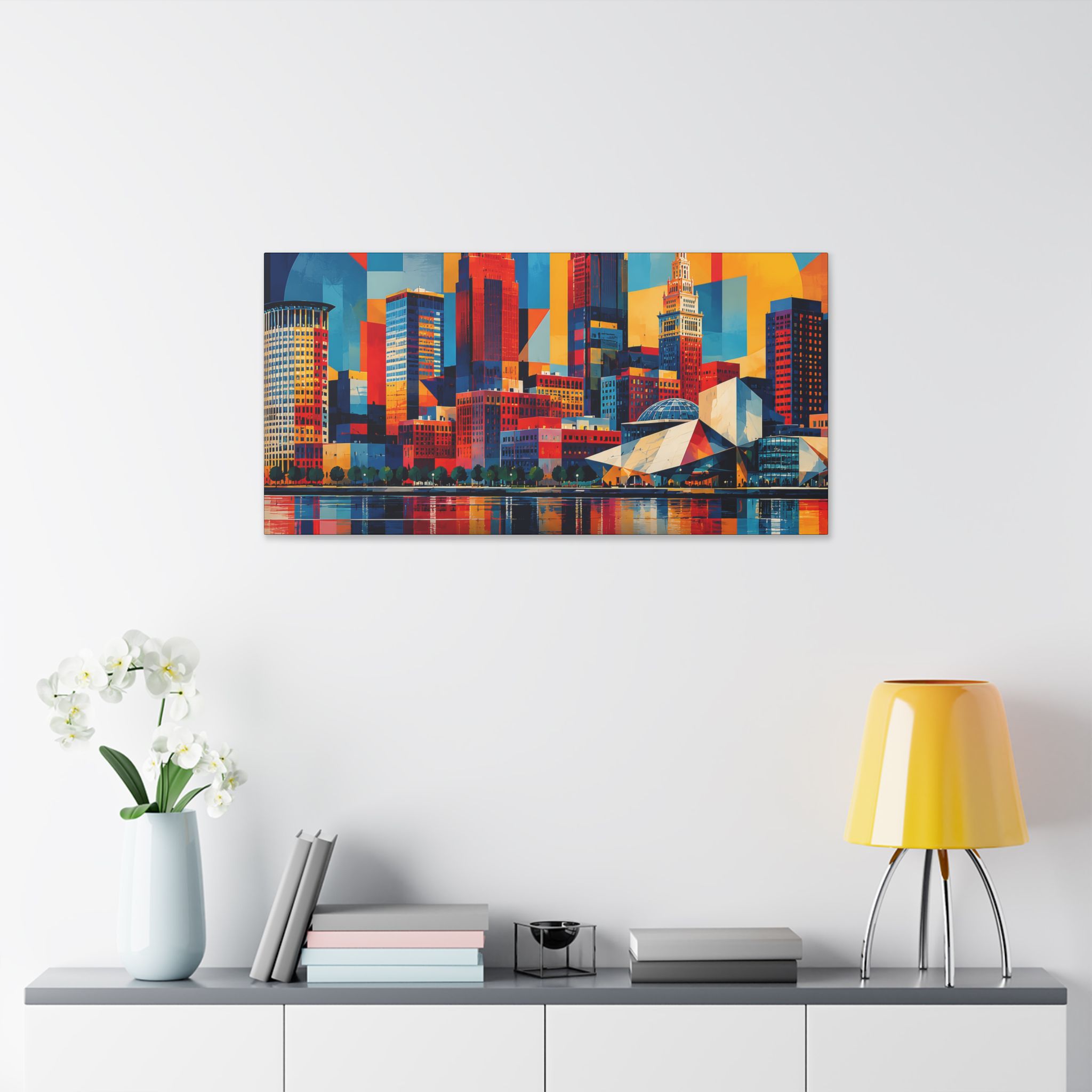 Cleveland Skyline Canvas - Cleveland in Color - Image 11