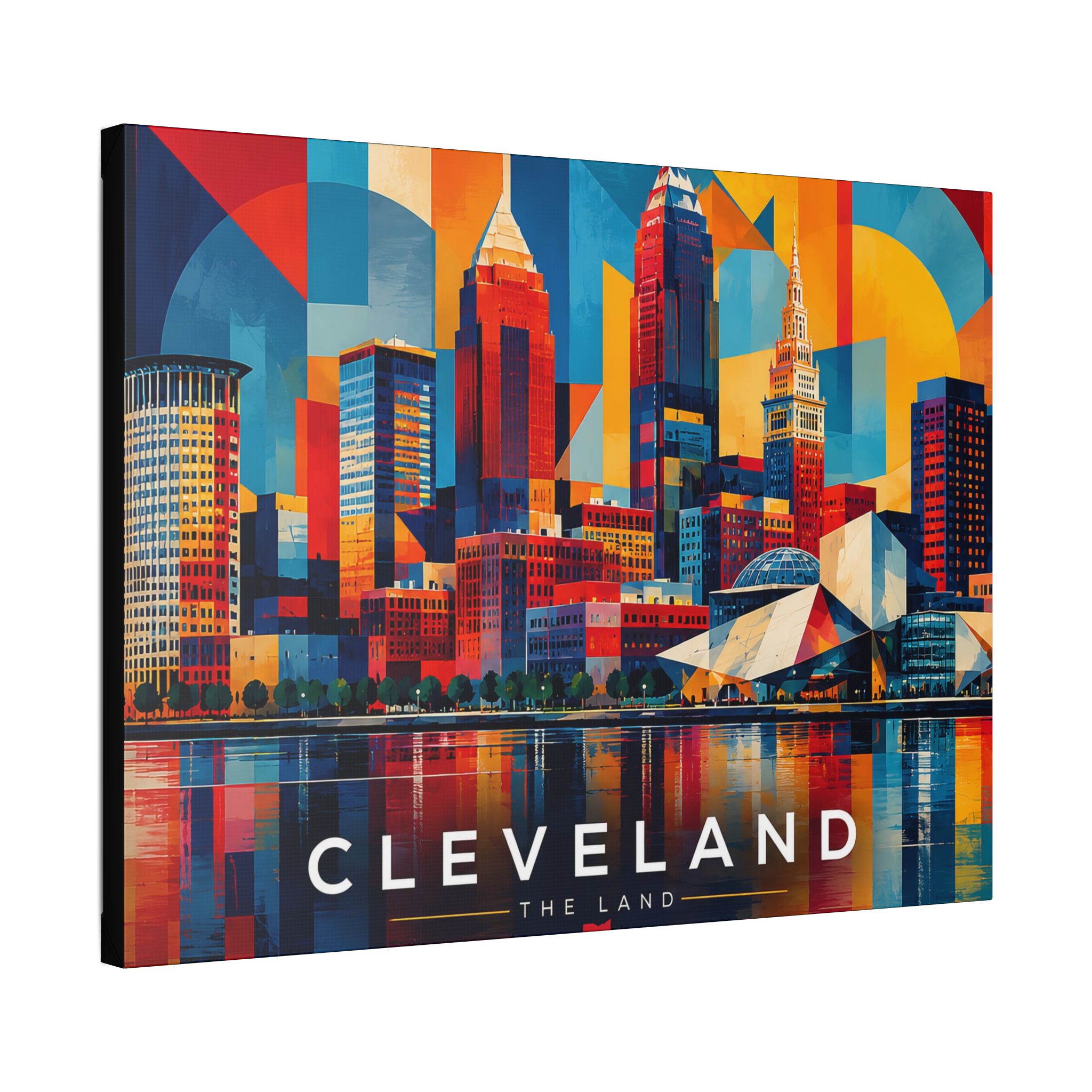 Cleveland Skyline Canvas - Cleveland in Color - Image 6