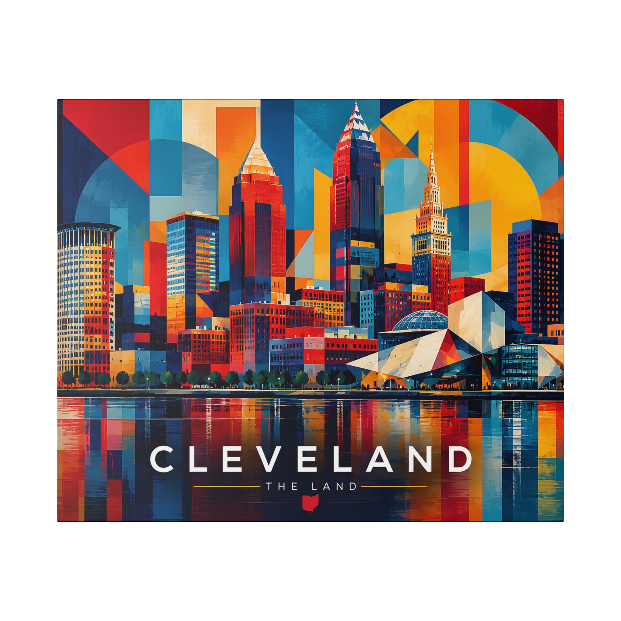 Cleveland Skyline Canvas - Cleveland in Color