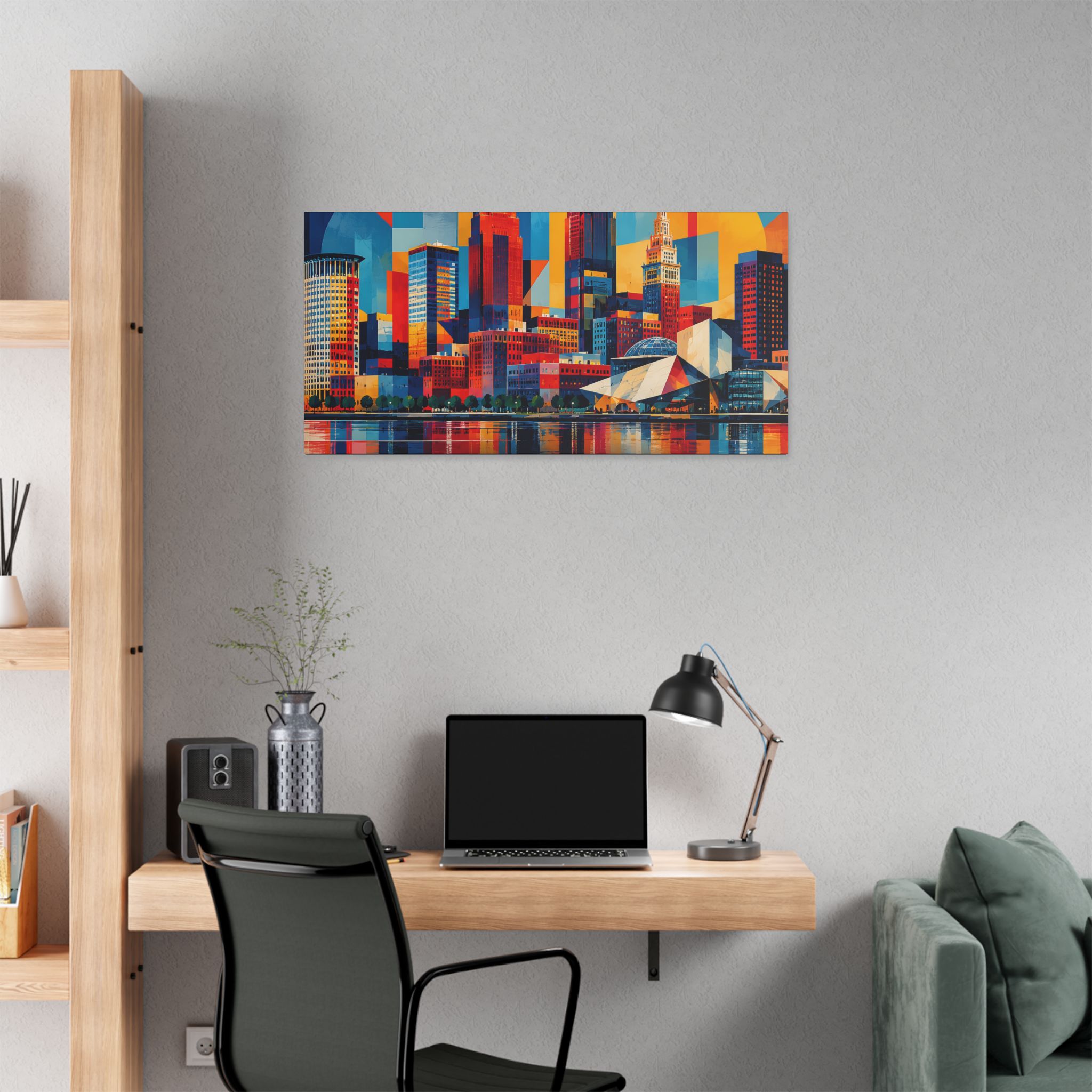 Cleveland Skyline Canvas - Cleveland in Color - Image 12